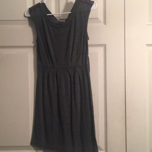 Grey sweater style dress